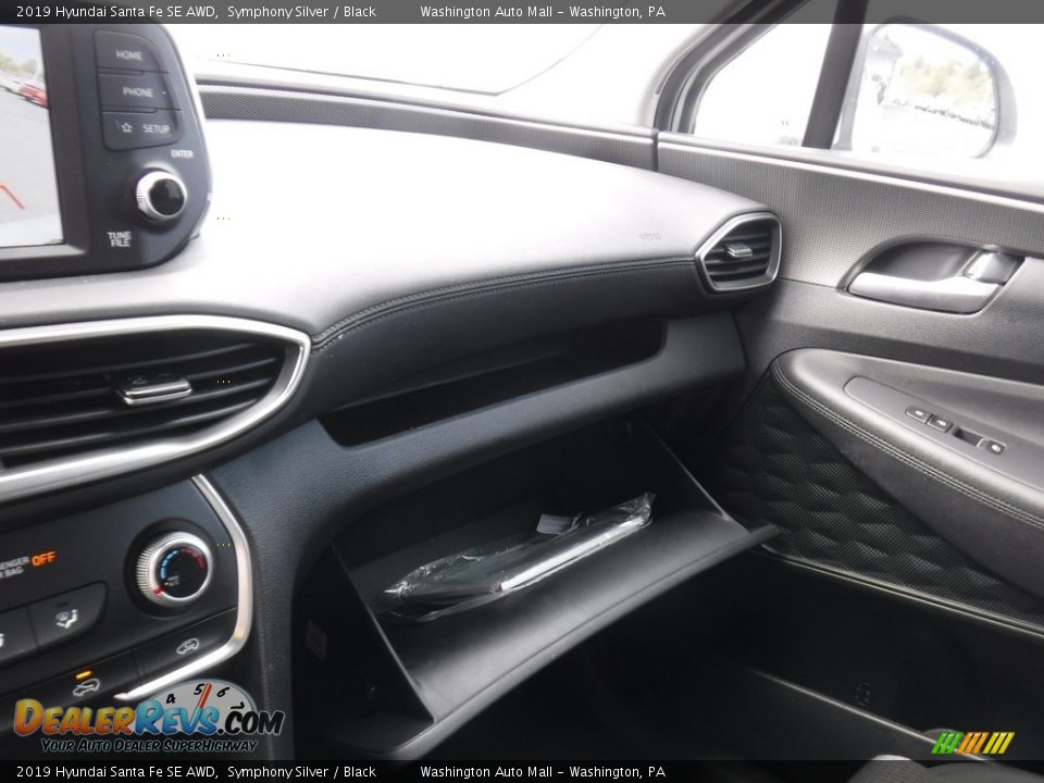 2019 Hyundai Santa Fe SE AWD Symphony Silver / Black Photo #23