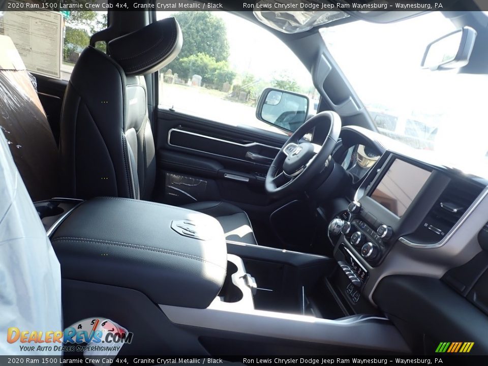 2020 Ram 1500 Laramie Crew Cab 4x4 Granite Crystal Metallic / Black Photo #8