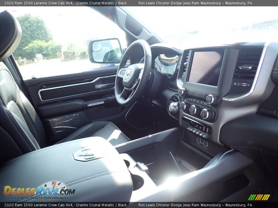 2020 Ram 1500 Laramie Crew Cab 4x4 Granite Crystal Metallic / Black Photo #9