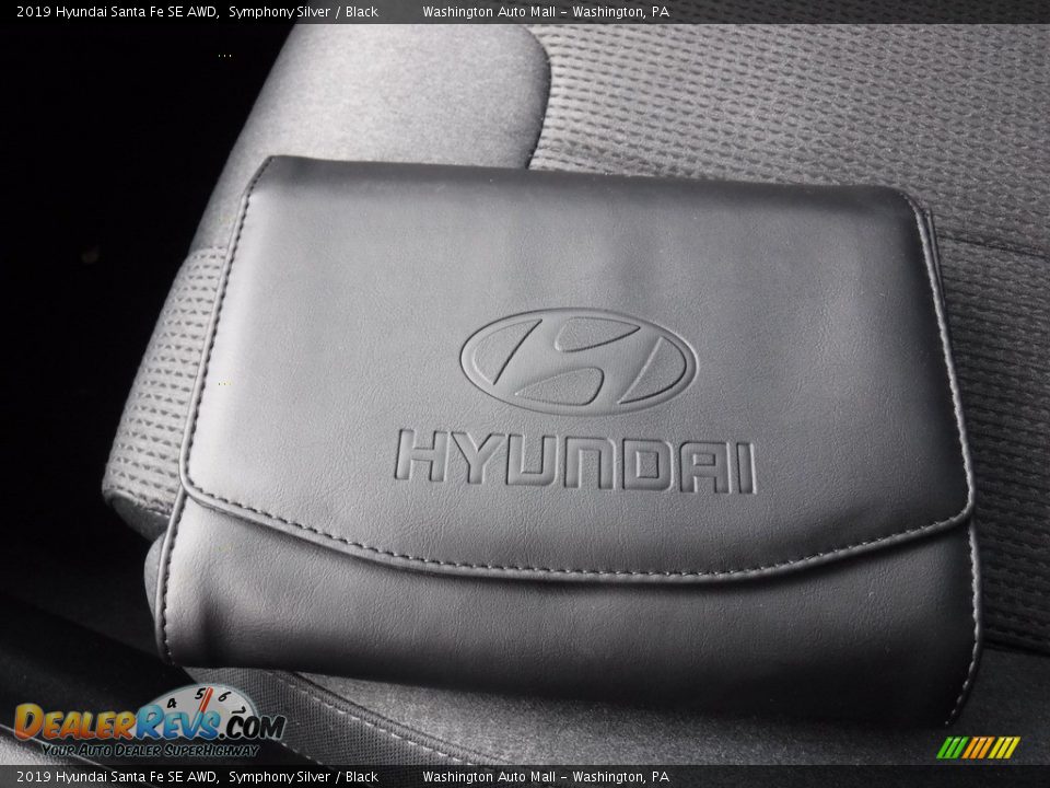 2019 Hyundai Santa Fe SE AWD Symphony Silver / Black Photo #26