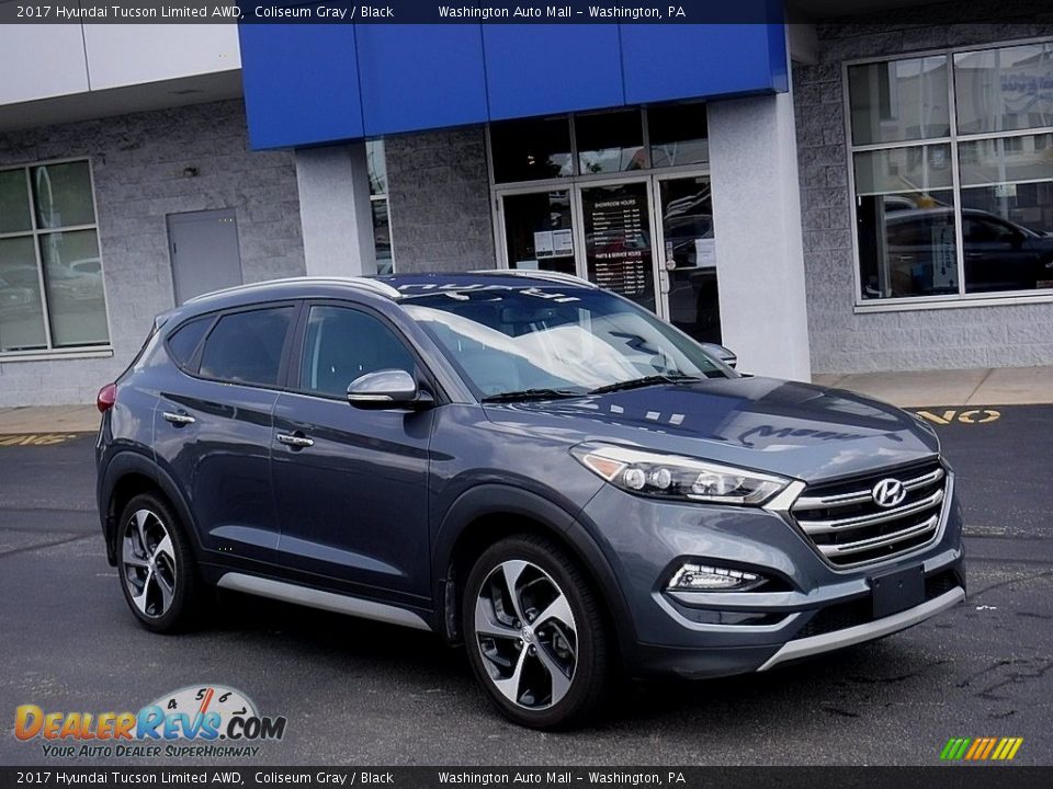 2017 Hyundai Tucson Limited AWD Coliseum Gray / Black Photo #1