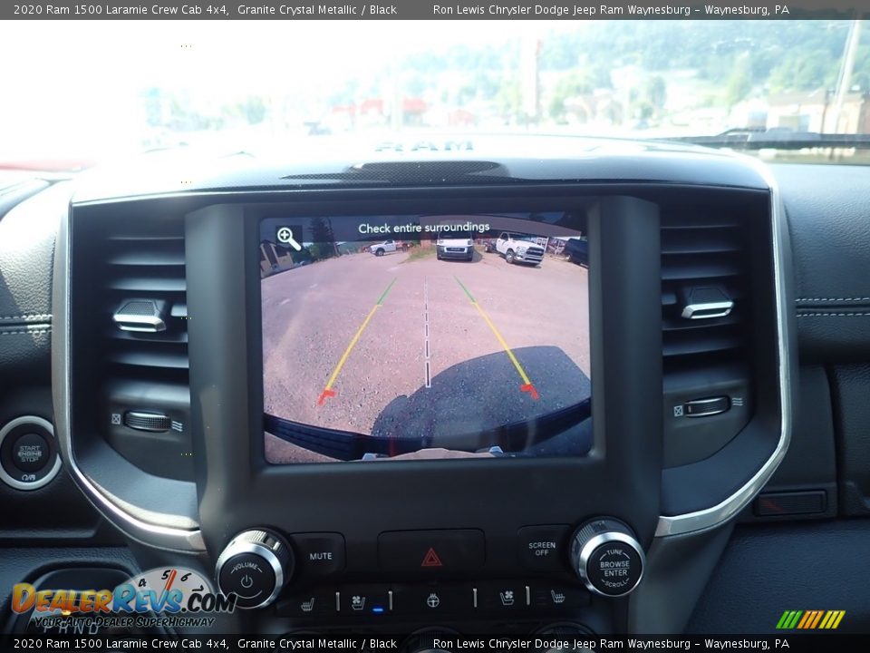 2020 Ram 1500 Laramie Crew Cab 4x4 Granite Crystal Metallic / Black Photo #15