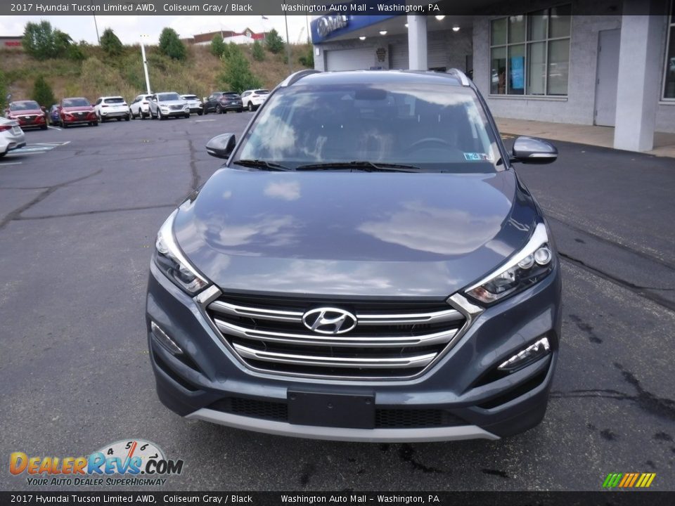 2017 Hyundai Tucson Limited AWD Coliseum Gray / Black Photo #4