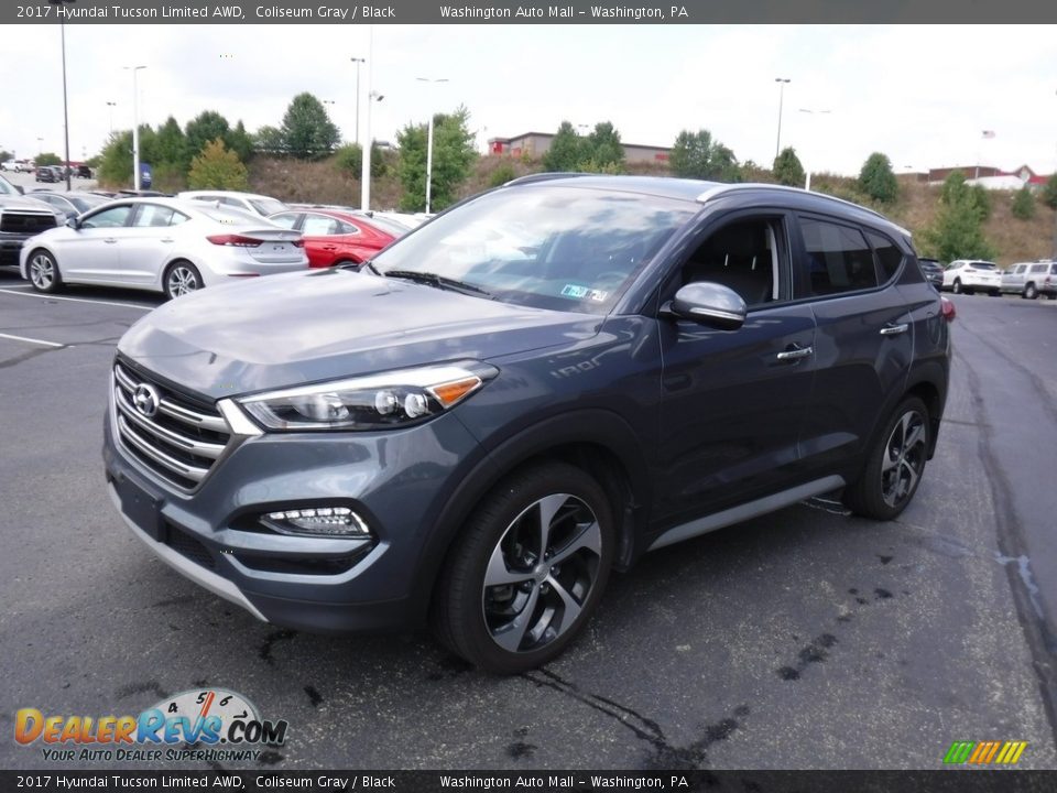 2017 Hyundai Tucson Limited AWD Coliseum Gray / Black Photo #5