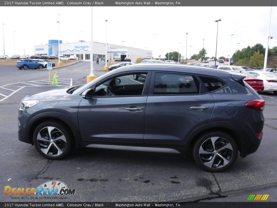 2017 Hyundai Tucson Limited AWD Coliseum Gray / Black Photo #6