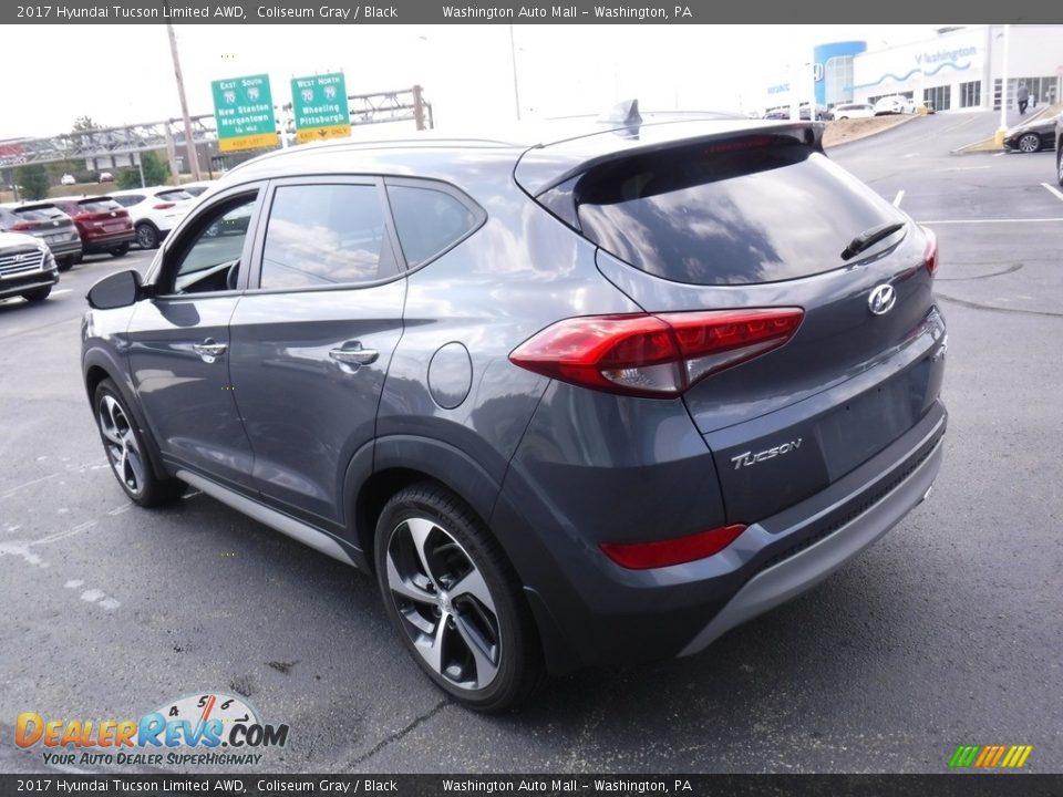 2017 Hyundai Tucson Limited AWD Coliseum Gray / Black Photo #7