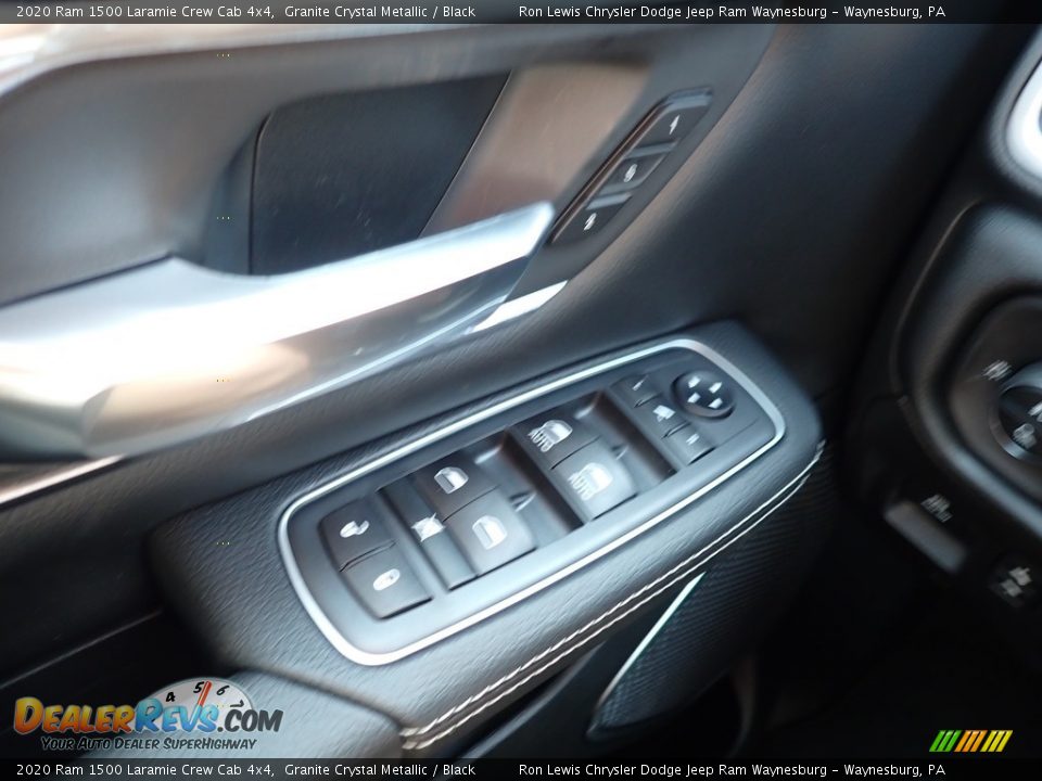 2020 Ram 1500 Laramie Crew Cab 4x4 Granite Crystal Metallic / Black Photo #20