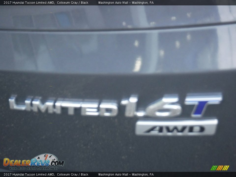 2017 Hyundai Tucson Limited AWD Coliseum Gray / Black Photo #10