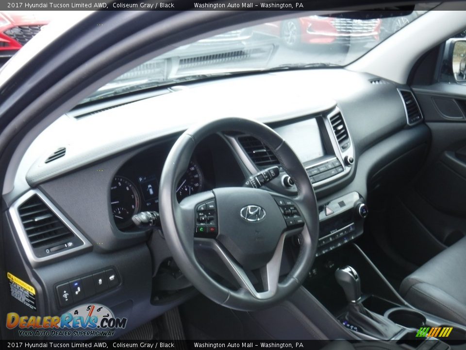 2017 Hyundai Tucson Limited AWD Coliseum Gray / Black Photo #11