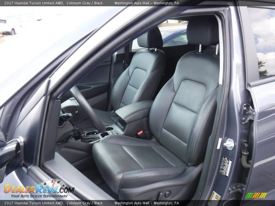 2017 Hyundai Tucson Limited AWD Coliseum Gray / Black Photo #13