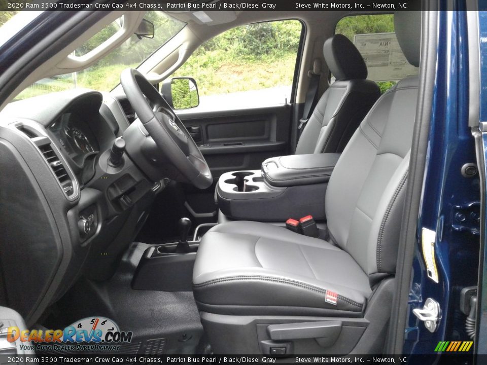 Front Seat of 2020 Ram 3500 Tradesman Crew Cab 4x4 Chassis Photo #10