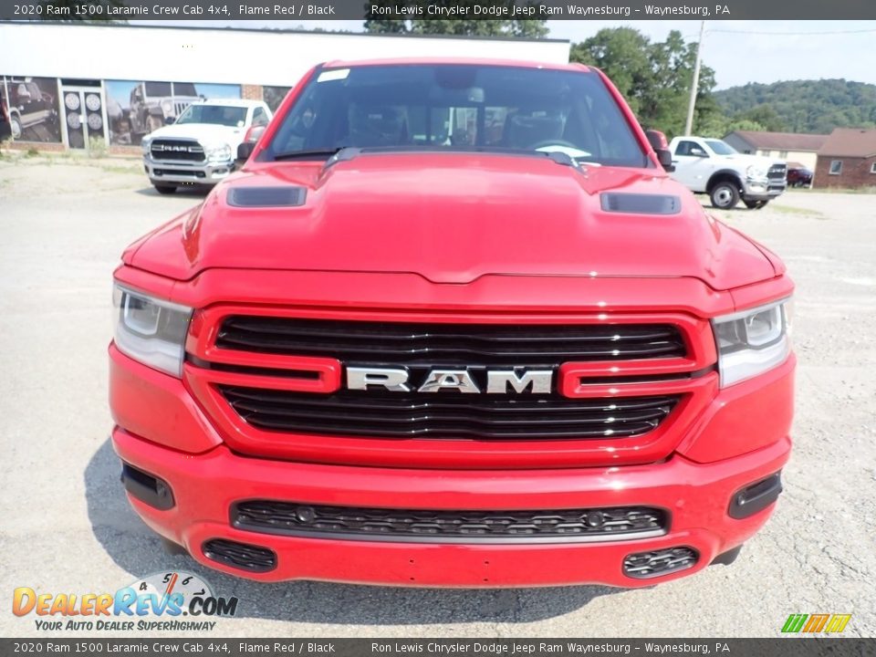 2020 Ram 1500 Laramie Crew Cab 4x4 Flame Red / Black Photo #9