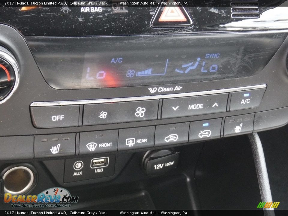 2017 Hyundai Tucson Limited AWD Coliseum Gray / Black Photo #20