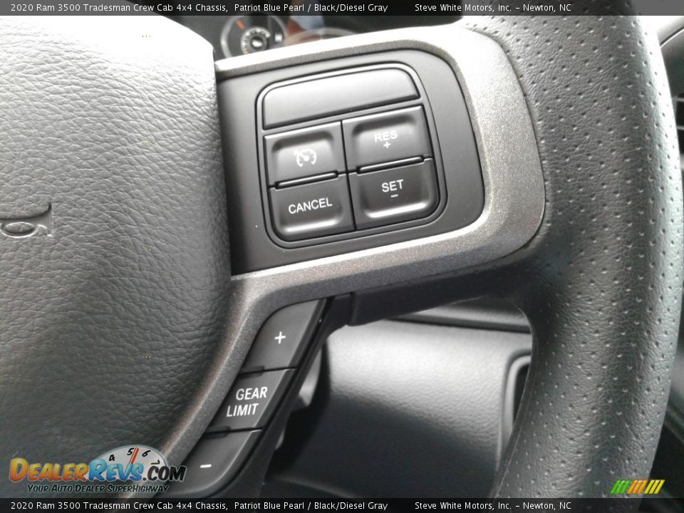 2020 Ram 3500 Tradesman Crew Cab 4x4 Chassis Patriot Blue Pearl / Black/Diesel Gray Photo #18