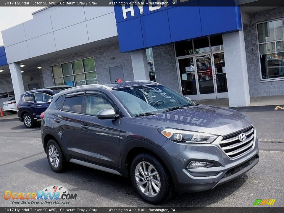 2017 Hyundai Tucson SE AWD Coliseum Gray / Gray Photo #1