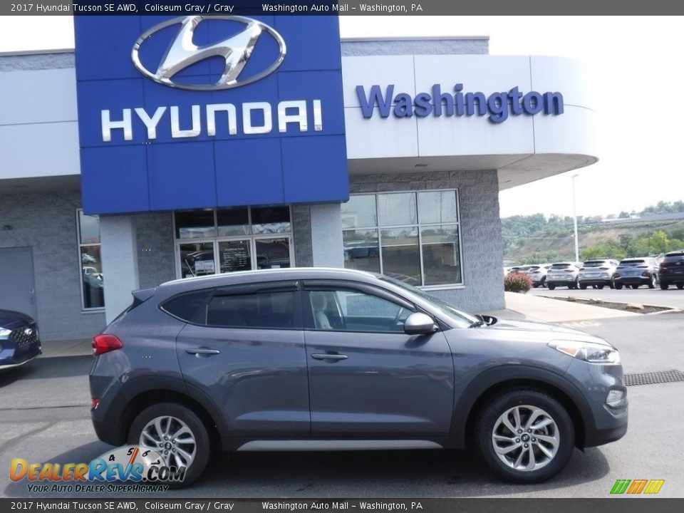 2017 Hyundai Tucson SE AWD Coliseum Gray / Gray Photo #2