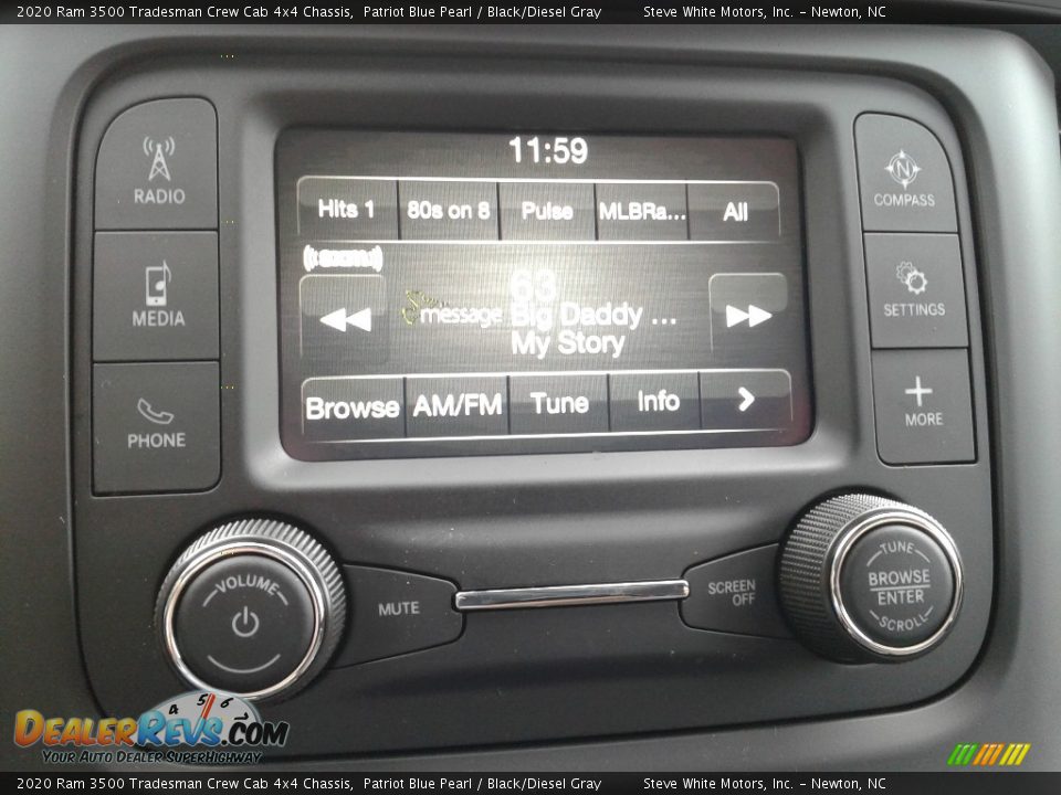 2020 Ram 3500 Tradesman Crew Cab 4x4 Chassis Patriot Blue Pearl / Black/Diesel Gray Photo #21