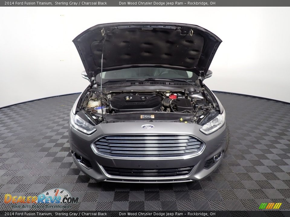 2014 Ford Fusion Titanium Sterling Gray / Charcoal Black Photo #7
