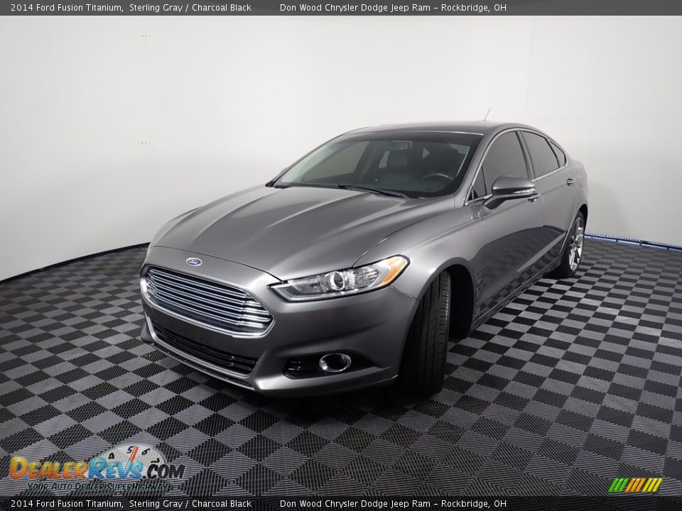 2014 Ford Fusion Titanium Sterling Gray / Charcoal Black Photo #9