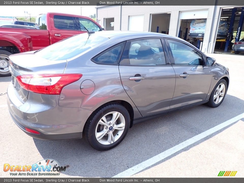 2013 Ford Focus SE Sedan Sterling Gray / Charcoal Black Photo #12