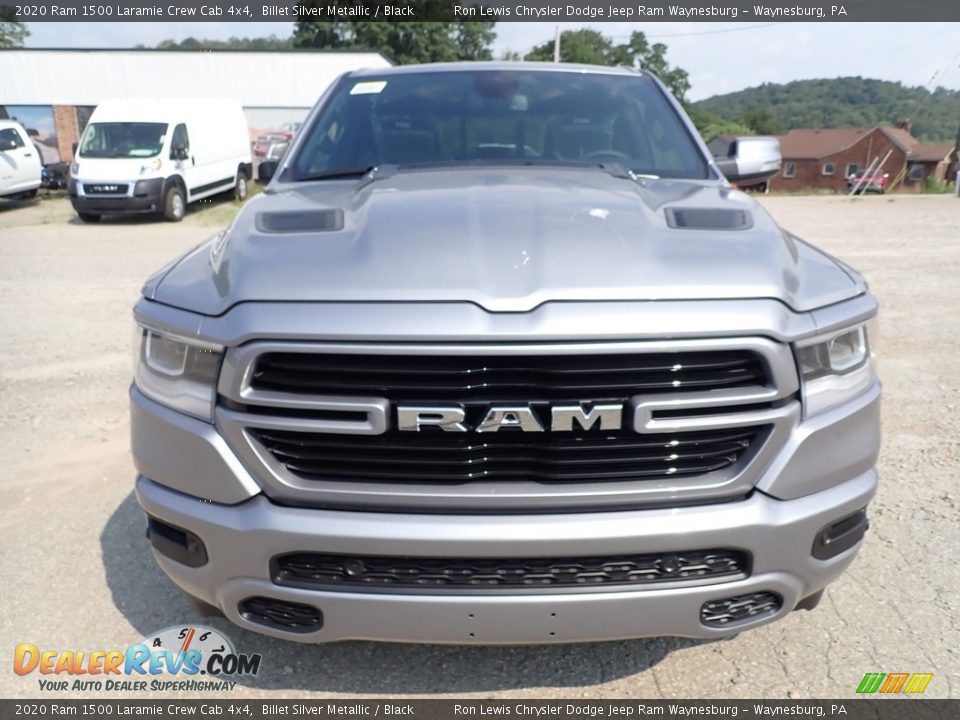 2020 Ram 1500 Laramie Crew Cab 4x4 Billet Silver Metallic / Black Photo #9