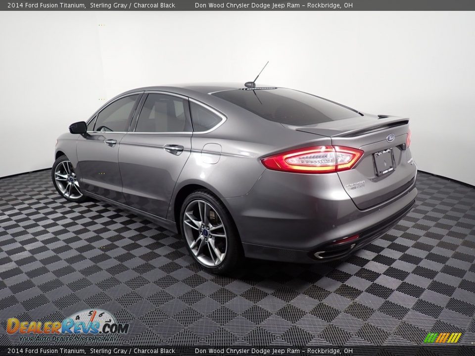 2014 Ford Fusion Titanium Sterling Gray / Charcoal Black Photo #12