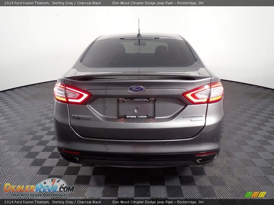 2014 Ford Fusion Titanium Sterling Gray / Charcoal Black Photo #13