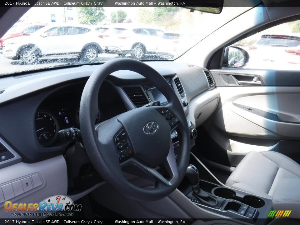 2017 Hyundai Tucson SE AWD Coliseum Gray / Gray Photo #13