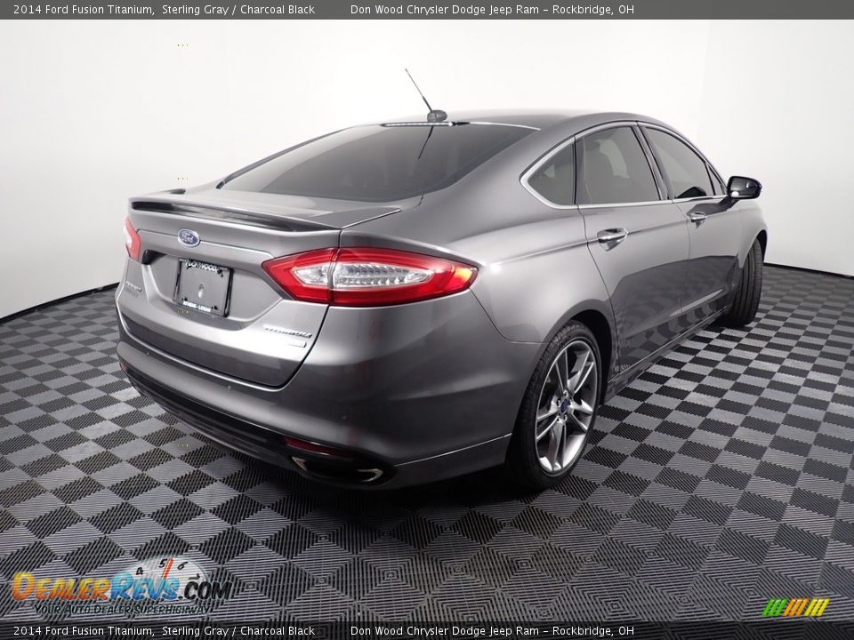 2014 Ford Fusion Titanium Sterling Gray / Charcoal Black Photo #16