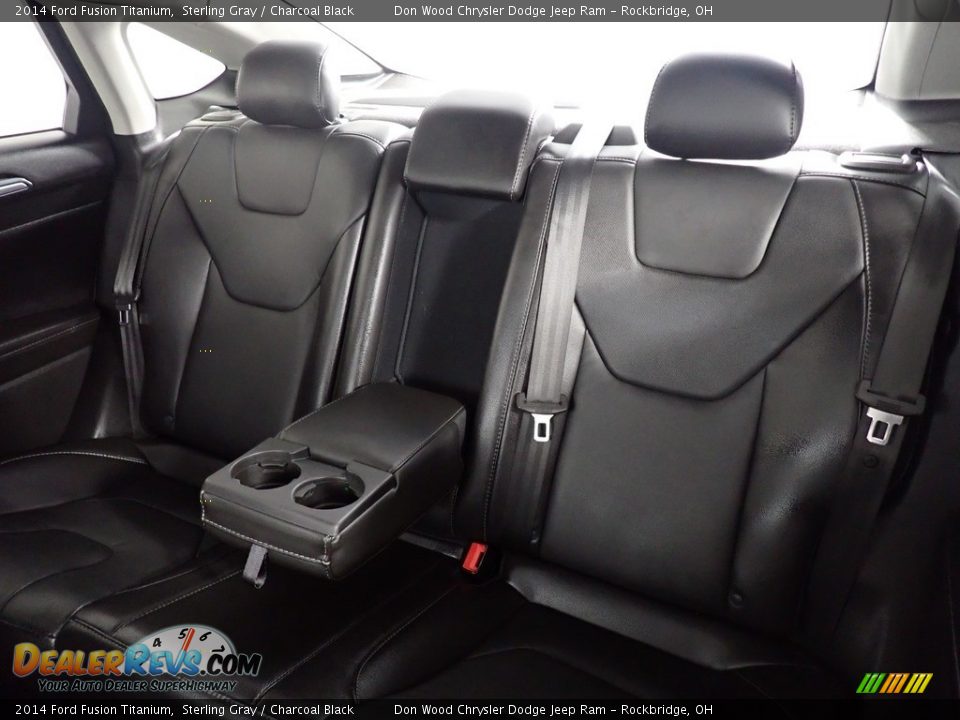 2014 Ford Fusion Titanium Sterling Gray / Charcoal Black Photo #31