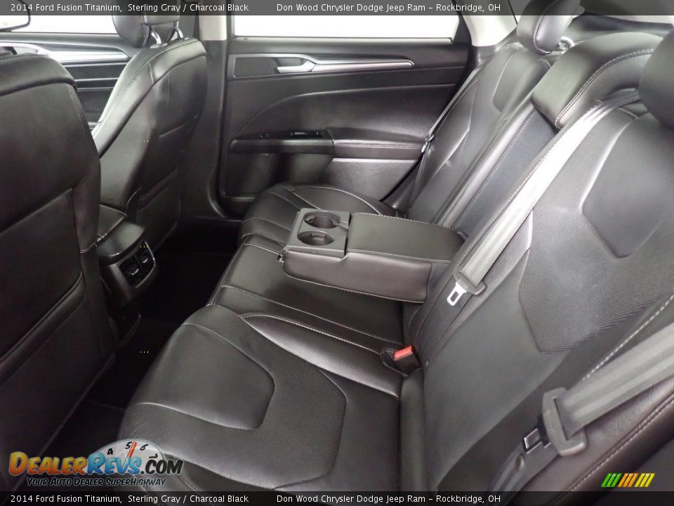 2014 Ford Fusion Titanium Sterling Gray / Charcoal Black Photo #33