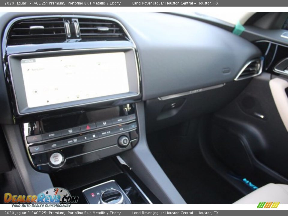 2020 Jaguar F-PACE 25t Premium Portofino Blue Metallic / Ebony Photo #21