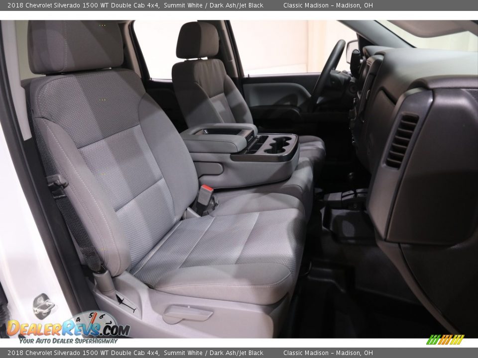 2018 Chevrolet Silverado 1500 WT Double Cab 4x4 Summit White / Dark Ash/Jet Black Photo #13