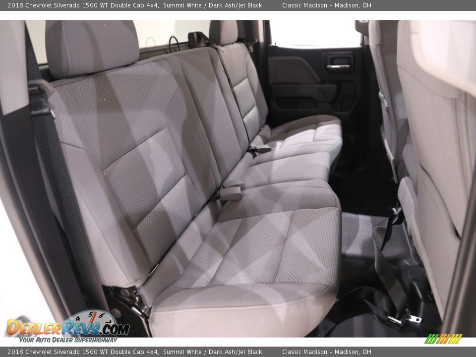 2018 Chevrolet Silverado 1500 WT Double Cab 4x4 Summit White / Dark Ash/Jet Black Photo #14