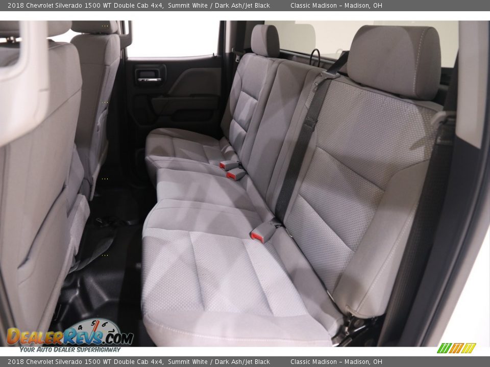 2018 Chevrolet Silverado 1500 WT Double Cab 4x4 Summit White / Dark Ash/Jet Black Photo #15