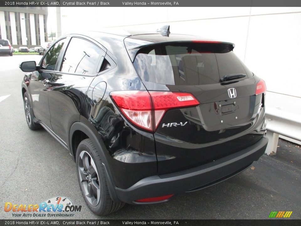 2018 Honda HR-V EX-L AWD Crystal Black Pearl / Black Photo #3