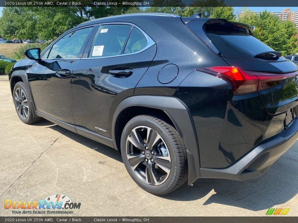 2020 Lexus UX 250h AWD Caviar / Black Photo #4