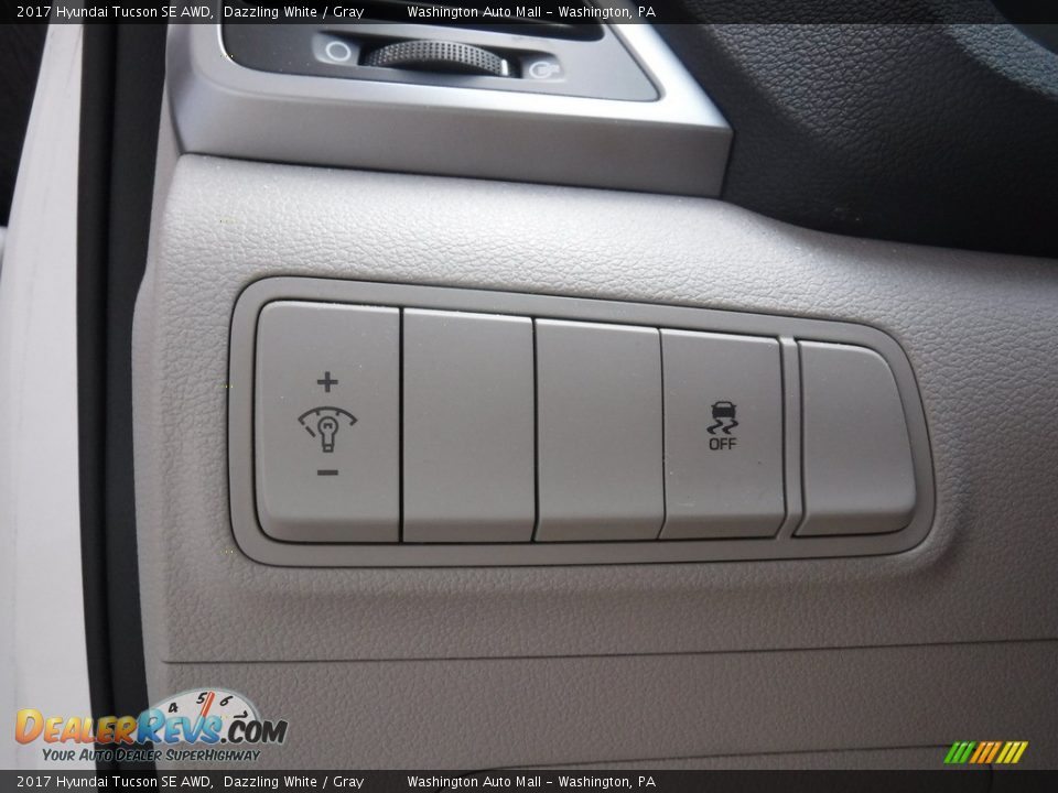 2017 Hyundai Tucson SE AWD Dazzling White / Gray Photo #16
