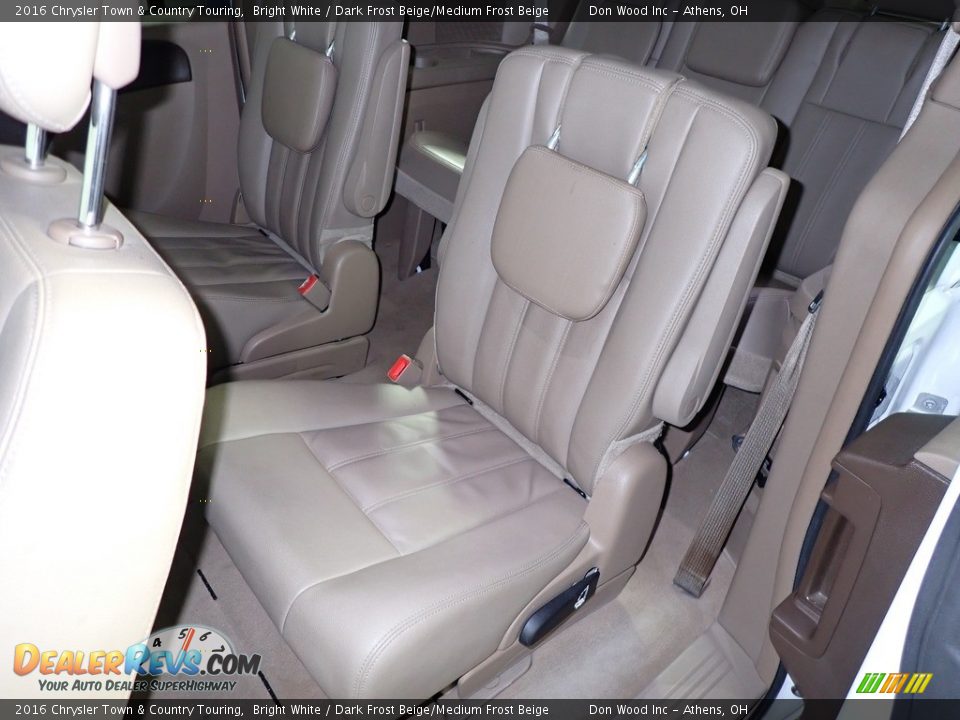 2016 Chrysler Town & Country Touring Bright White / Dark Frost Beige/Medium Frost Beige Photo #21