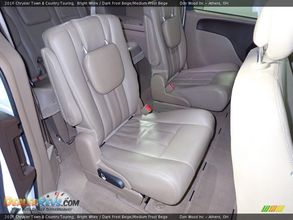 2016 Chrysler Town & Country Touring Bright White / Dark Frost Beige/Medium Frost Beige Photo #22