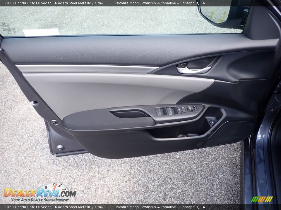 2020 Honda Civic LX Sedan Modern Steel Metallic / Gray Photo #11