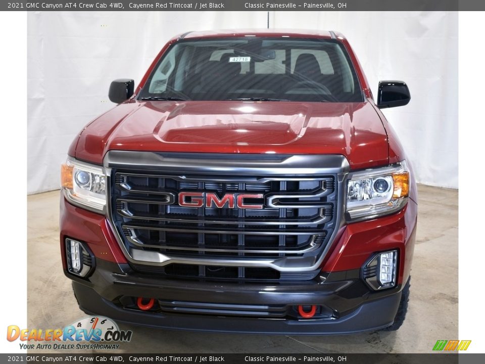 2021 GMC Canyon AT4 Crew Cab 4WD Cayenne Red Tintcoat / Jet Black Photo #4