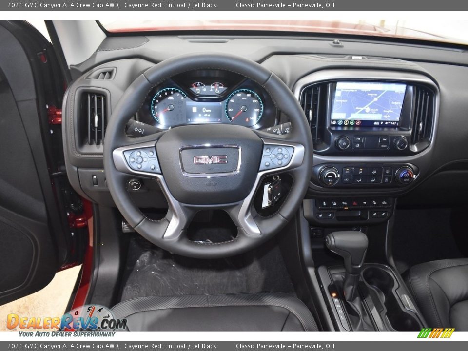 Dashboard of 2021 GMC Canyon AT4 Crew Cab 4WD Photo #9