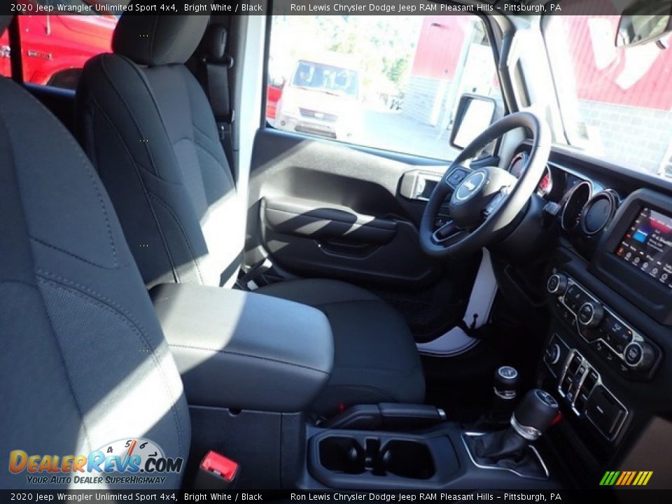 2020 Jeep Wrangler Unlimited Sport 4x4 Bright White / Black Photo #9