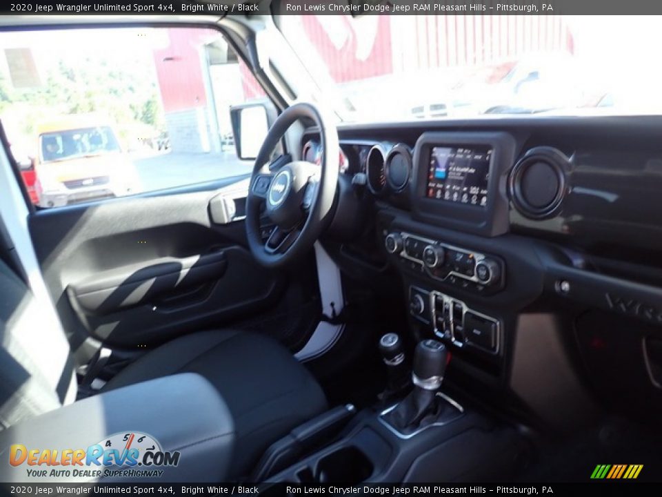 2020 Jeep Wrangler Unlimited Sport 4x4 Bright White / Black Photo #10