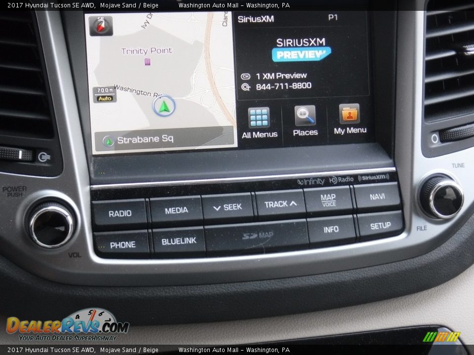 2017 Hyundai Tucson SE AWD Mojave Sand / Beige Photo #20