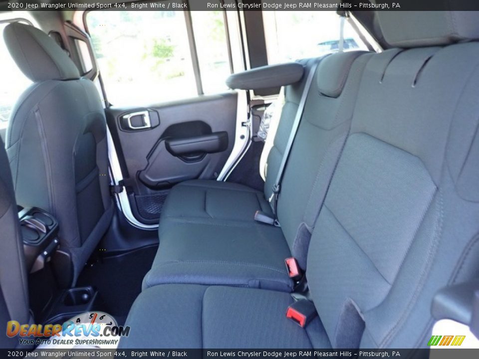 2020 Jeep Wrangler Unlimited Sport 4x4 Bright White / Black Photo #11