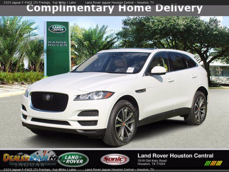 2020 Jaguar F-PACE 25t Prestige Fuji White / Latte Photo #1