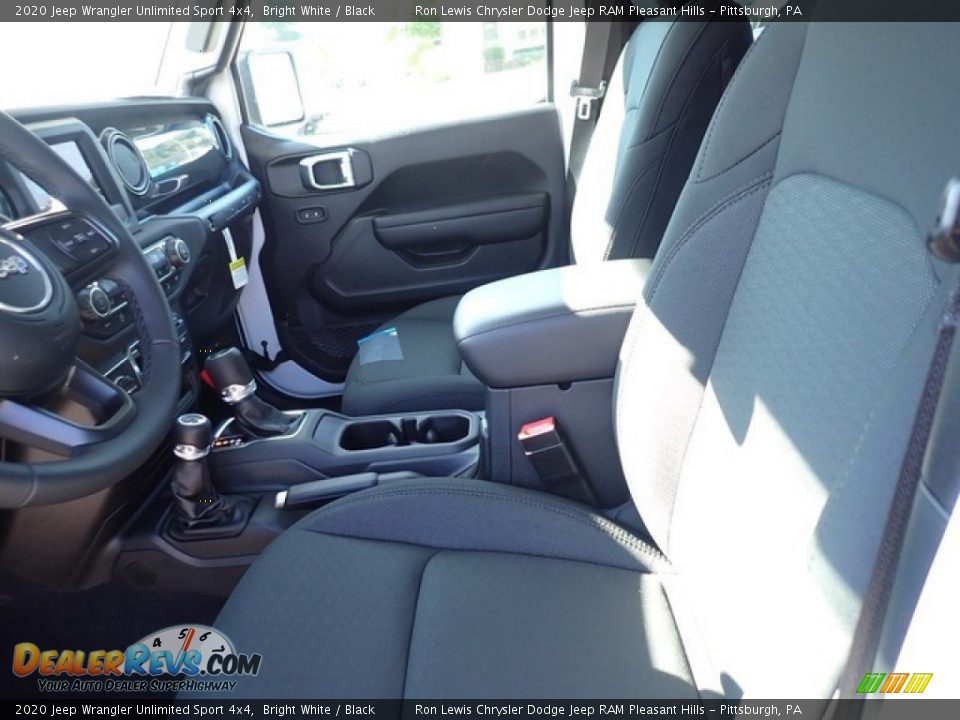 2020 Jeep Wrangler Unlimited Sport 4x4 Bright White / Black Photo #12