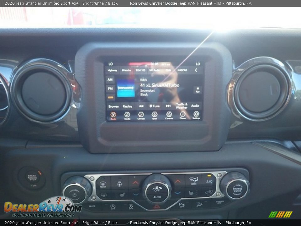 2020 Jeep Wrangler Unlimited Sport 4x4 Bright White / Black Photo #15